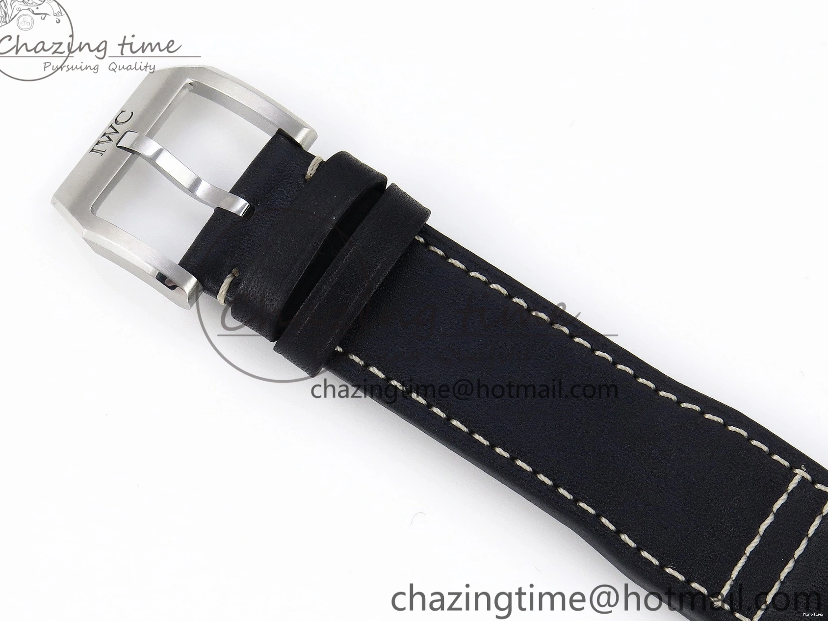 MIROTIME 0226 Pilot Mark XX IW328203 ZF 1:1 Best Edition Blue Dial on Dark Blue Leather Strap A Snug 7024